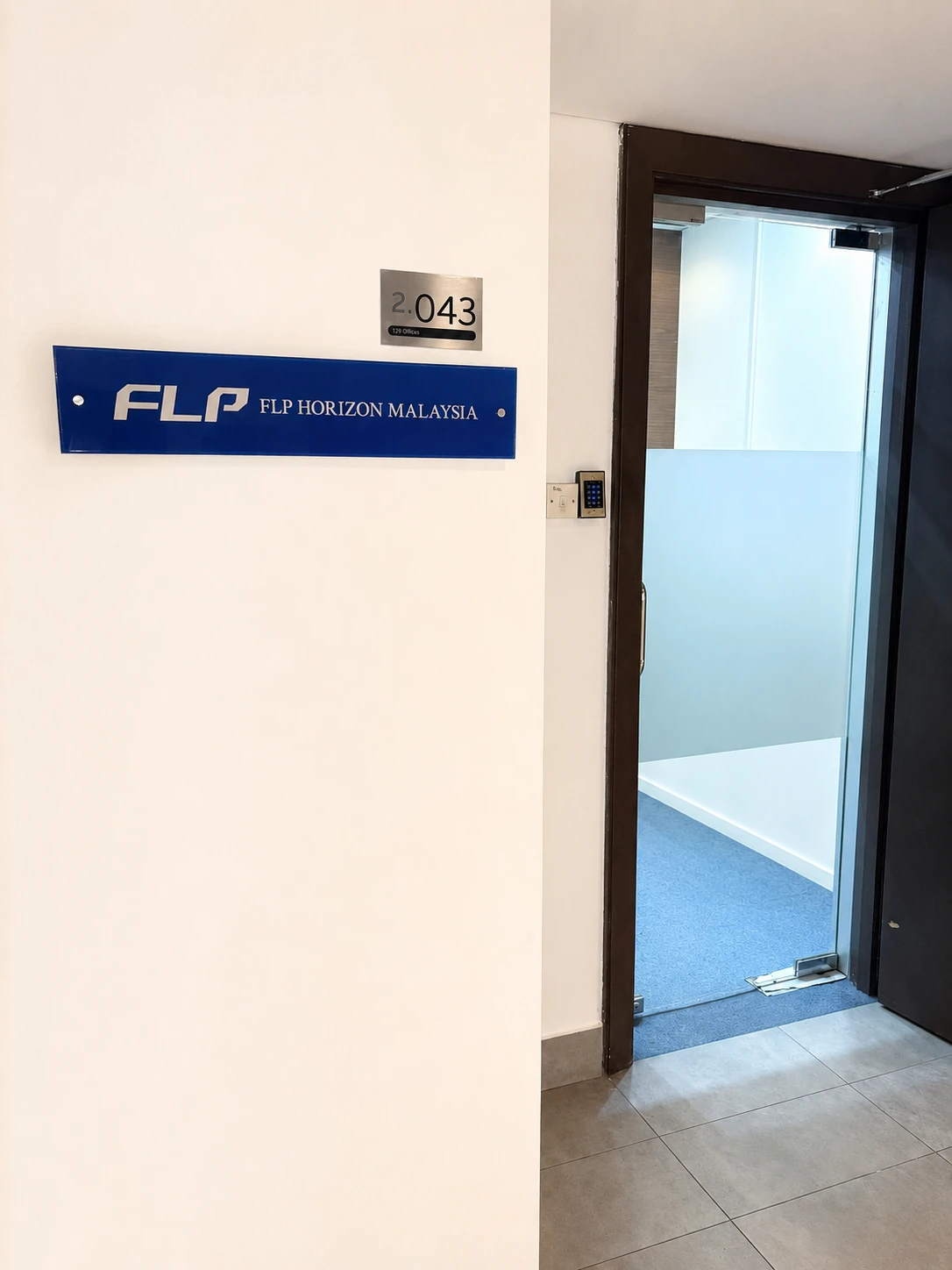 FLP Horizon Malaysia office entrance
