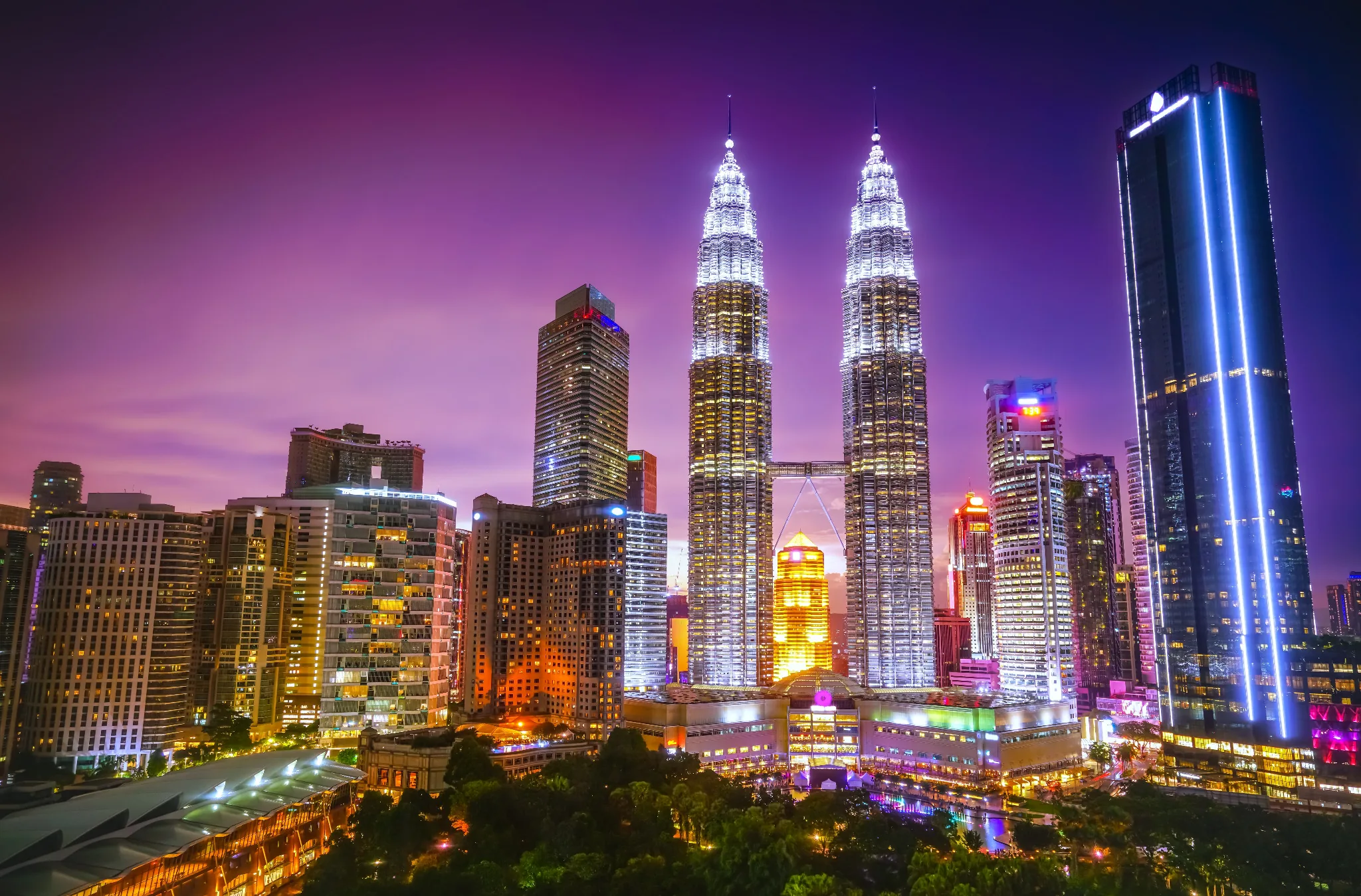Kuala Lumpur at dusk