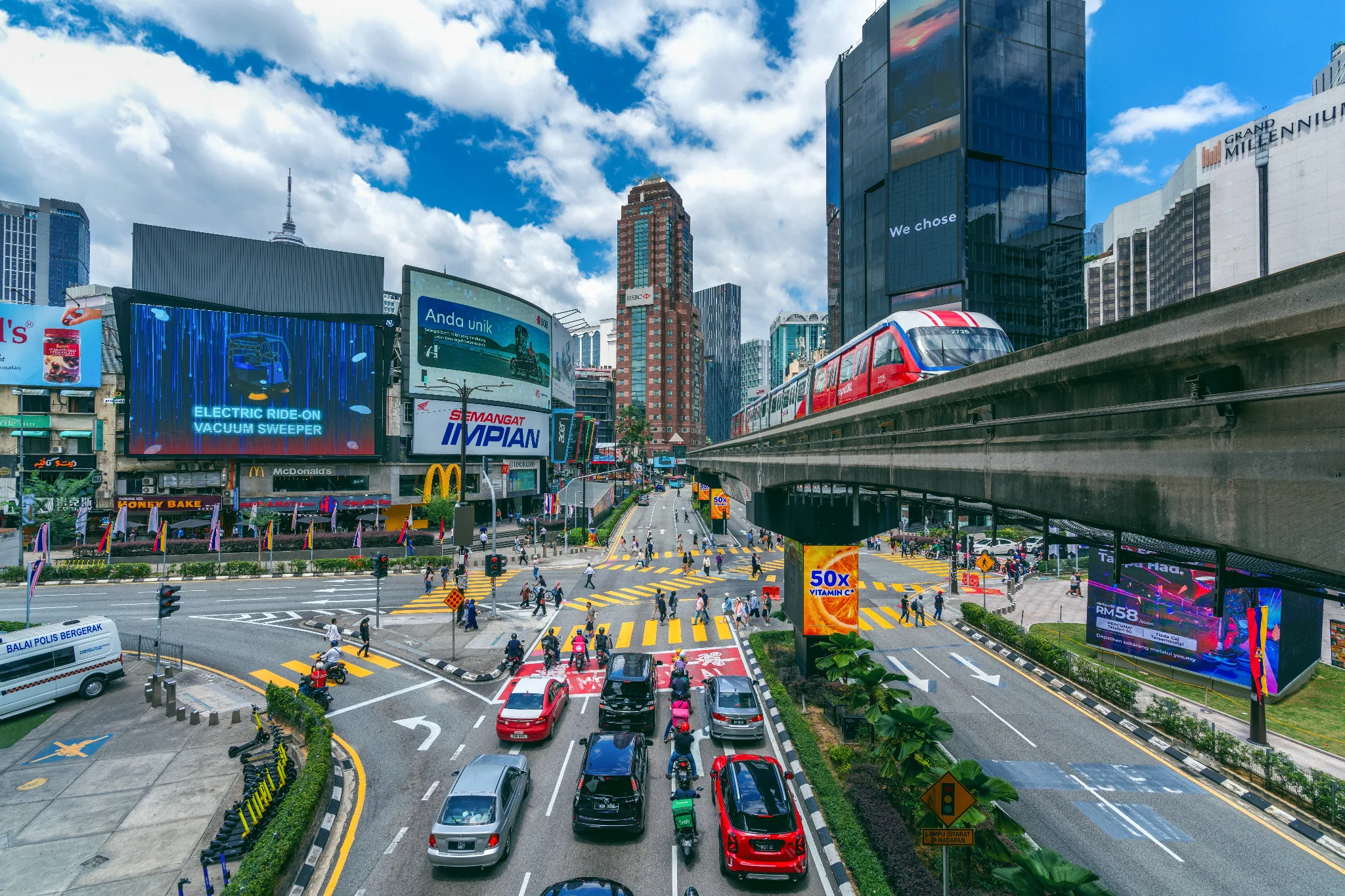 Kuala Lumpur urban and commercial district