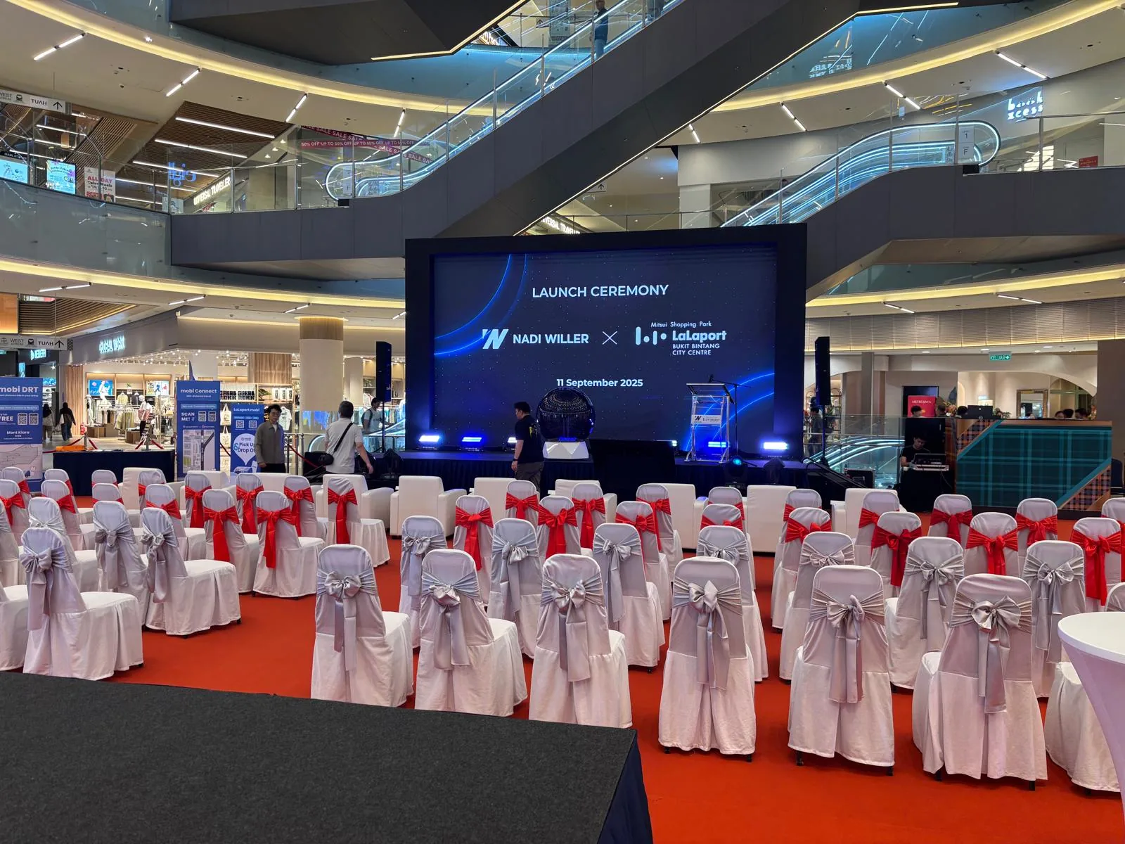 Launch ceremony at LaLaport Bukit Bintang City Centre