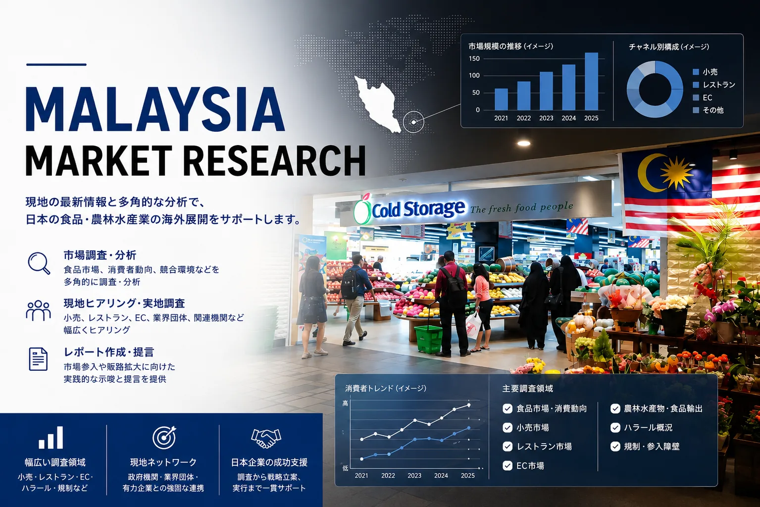 Malaysia market research visual